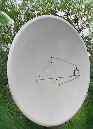  Parabola antenna 120cm prímfókuszos wifi műhold vétel - kép 2