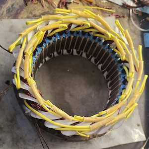 Villanymotor tekercselés és karbantartás - kép 4