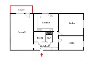 Tiszaújvárosban 1+2 szobás, felújított, modern lakás eladó! - kép 9