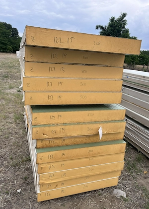 15 cm vastag zöld szendvicspanel