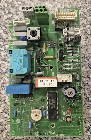Junkers Novatherm vezérlőpanel