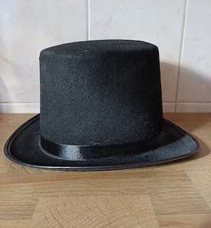 Fekete felnőtt cilinder eladó, ÚJ! - kép 2