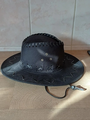 Fekete cowboy kalap eladó, gyereknek, ÚJ! - kép 2