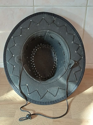 Fekete cowboy kalap eladó, gyereknek, ÚJ! - kép 3