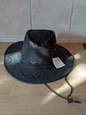 Fekete cowboy kalap eladó, gyereknek, ÚJ!