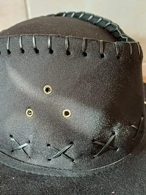 Fekete cowboy kalap eladó, gyereknek, ÚJ! - kép 4