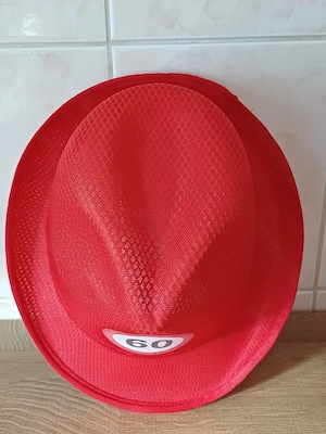 60. születésnapra sebességkorlátozó party kalap eladó, ÚJ! - kép 3
