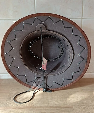 Barna velúr gyerek cowboy kalap eladó, ÚJ! - kép 3