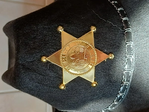 Sheriff csillagos felnőtt cowboy kalap eladó, ÚJ! - kép 2