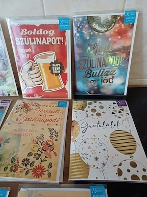 12 db. zenélő képeslap eladó, ÚJ!
