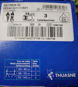 Thuasne Lombax (0824) típusú, 26 cm magas gerincortézis  - kép 5