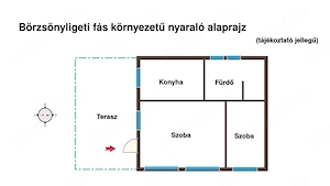 Kismaros Börzsönyligeten eladó felújítandó nyaraló erdei helyen - kép 2