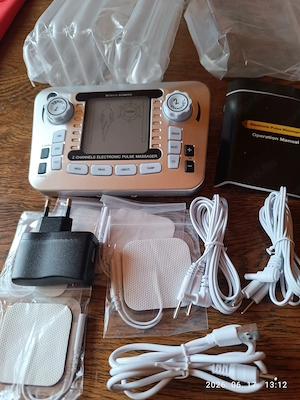 12 üzemmódú elektromos TENS EMS izomstimulátor Új - kép 2