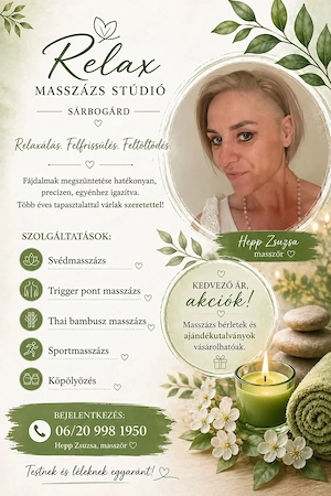 Fájdalomcsillapító, regeneráló, relaxáló masszázs - kép 3