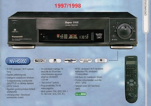 Panasonic NV-HS950 S-VHS csúcs videó kazettákkal - kép 9