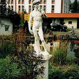 Dávid kerti kő szobor - kép 5
