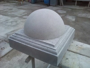 forgalomszabályzó kőgolyó poller, 40cm 70kg , ...minden elképzelhetőt legyártunk - kép 5