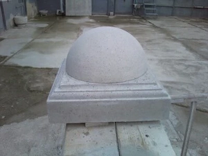 forgalomszabályzó kőgolyó poller, 40cm 70kg , ...minden elképzelhetőt legyártunk - kép 4