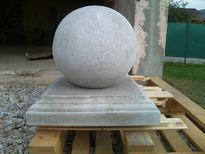 forgalomszabályzó kőgolyó poller, 40cm 70kg , ...minden elképzelhetőt legyártunk - kép 8