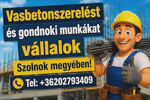 Vasbetonszerelést vállalok!