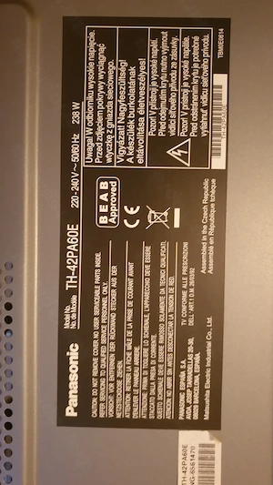 Hibás Panasonic TH-42PA60E tv eladó - kép 9