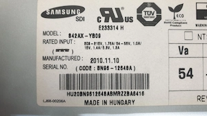 Hibás Samsung PS42C430A1W plazma tévé eladó - kép 4