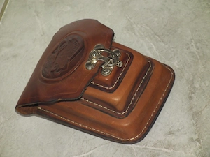 Harley Davidson emblémás bőr táska övtáska bőrtáska nr.1 - kép 6
