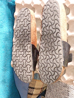2db Birkenstock Madrid női papucs eur40 fehér és egy fekete 14000ft óbuda személyes átvétel óbudán l - kép 5
