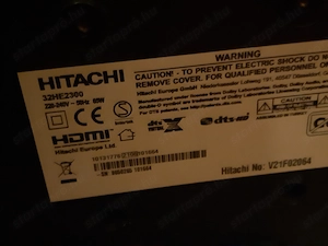 Hitachi 32HE2300 32' HD Ready Smart LED TV fekete jól működő - kép 3