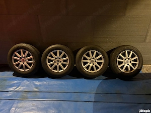 Volkswagen 15 colos felni garnitúra nagyon jó állapotú gumikkal 195 65R15 Falken gumik 2024-es ET 43