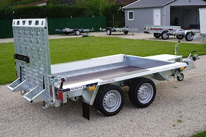 Új SEBAL - Bau 260 gépszállító utánfutó (2700kg) akciósan 1.590.000 Ft - kiszállítási lehetőséggel! - kép 4