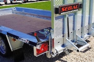 Új SEBAL - Bau 400 gépszállító utánfutó (3500kg) akciósan 2.790.000 Ft - kiszállítási lehetőséggel! - kép 5