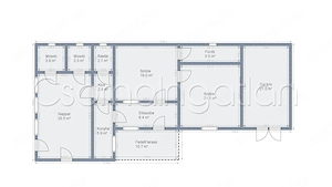 Bősárkány - 110 m2-es akár két lakrészes családi ház ELADÓ - kép 7