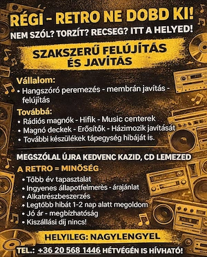 Hangfal peremezés, műszaki cikkek - kép 3