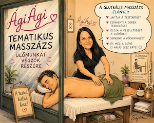 Ülőmunka miatt feszes a csípő? Derék, csípő, farizom regeneráló Mélymasszázs meleg olajjal!
