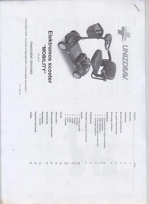 Elektromos scooter, szétszedhető, 4 kerekű - kép 6