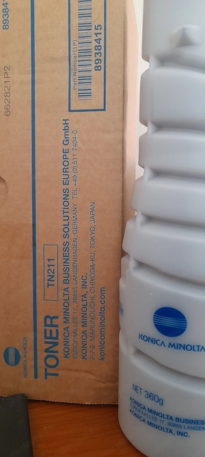 Konica Minolta TN211 eredeti fénymásoló toner, 8938415, fekete, TN-211 = 16.500.-Ft - kép 2