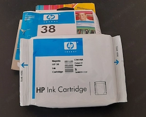 HP C9416A eredeti nyomtatópatron, tintapatron, HP 38 , No.38 , vörös    14.000.-Ft - kép 3