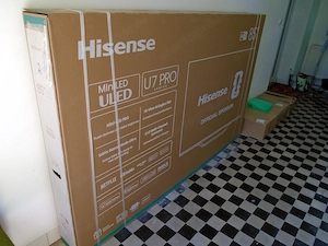 HISENSE 85U7Q PRO UHD Smart MiniLED TV, sötétszürke, 215 cm - kép 4