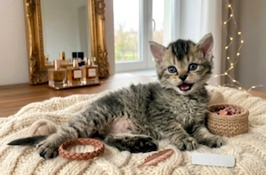 Eladó Selkirk Rex göndör szőrű cica baba