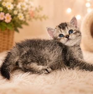 Eladó Selkirk Rex göndör szőrű cica baba - kép 8