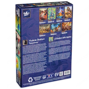 Black Sea Premium puzzle Lány almákkal   1000 darab - kép 2