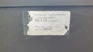 Schneider 118.2 LS hangfal pár eladó - kép 6