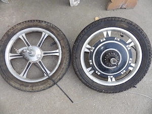 Elektromos moped motor kerékpár kerekek  Siófok - kép 4