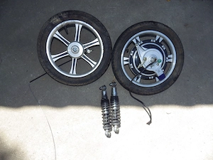 Elektromos moped motor kerékpár kerekek  Siófok - kép 2