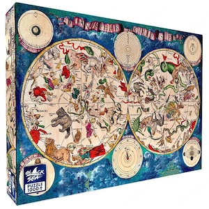 Black Sea puzzle Éggömb-térkép 1670, Frederik de Wit   1000 darab