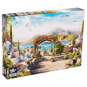 Black Sea puzzle Napfényes Görögország   1000 darab - kép 2