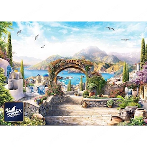 Black Sea puzzle Napfényes Görögország   1000 darab