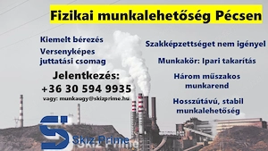 Ipari takarító munkatárs - Pécs