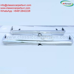 BMW 700 bumpers full set (1959 1965) by stainless steel new - kép 2